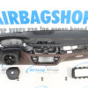 Airbag kit – Cruscotto pelle marrone/nero cucitura HUD BMW 7 serie G11 G12 (2015-....) - immagine 2