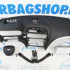 Airbag kit – Cruscotto nero/bianco pelle cucitura rosso con head up e speaker BMW 6 serie F12 F13 (2010-….) - immagine 2