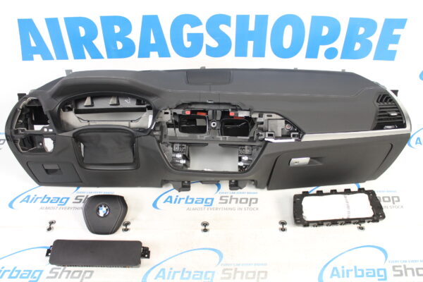 Airbag kit – Cruscotto pelle cucitura bianco HUD con speaker BMW X3 G01 (2018-....)