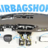 Airbag kit - Tableau de bord HUD 4 branche beige brun Audi A6 C7 (2011-2018) – Image 2