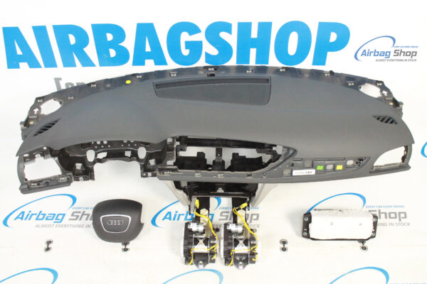 Airbag kit - Tableau de bord 4 branche gris blanc Audi A6 C7 (2011-2018)
