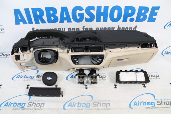 Airbag kit – Cruscotto M beige/nero HUD BMW 5 serie G30 (2017-….)