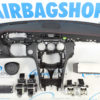 Airbag kit - Cruscotto nero cucitura rosso HUD Mercedes C klasse W205 (2014-....) - immagine 2