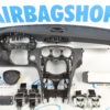 Airbag kit - Cruscotto nero cucitura HUD Mercedes C klasse W205 (2014-....) - immagine 2