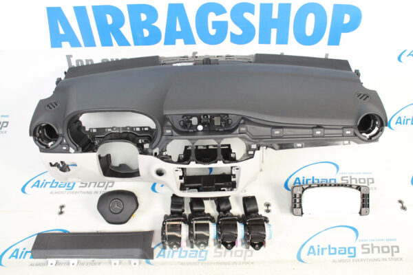 Airbag set - Dashboard zwart wit Mercedes B klasse W246 (2011-2018)