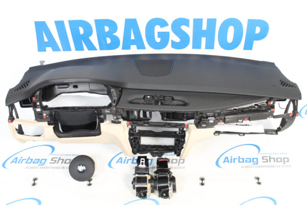 Airbag kit - Cruscotto M nero/beige BMW X5 F15 (2013-2018)