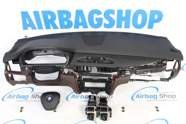 Airbag set - Dashboard zwart bruin BMW X5 F15 (2013-2018)