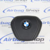 Airbag kit – Cruscotto pelle marrone/nero cucitura grigio speaker BMW 7 serie G11 G12 (2015-....) - immagine 4