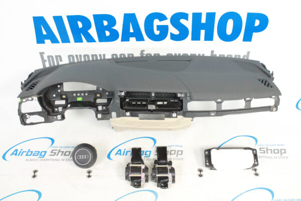 Airbag kit - Tableau de bord 3 branche gris beige Audi A4 B9 (2015-....)