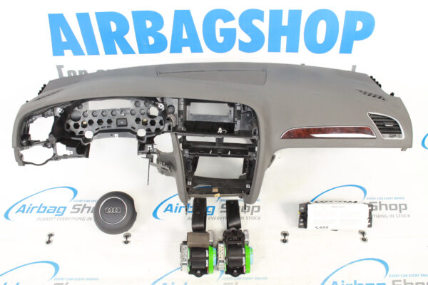 Airbag kit - Tableau de bord gris 3 branche Audi A4 B8 (2012-2015)