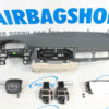Airbag set - Dashboard 4 spoke grey beige Audi A4 B9 (2015-....) - Image 2