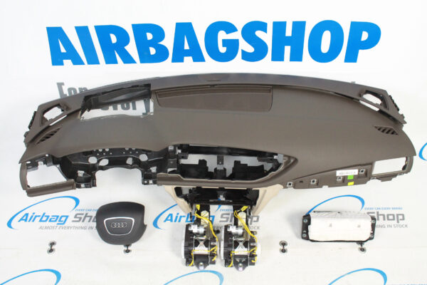 Airbag set - Dashboard 4 spaak HUD bruin beige Audi A7 4G (2011-2018)