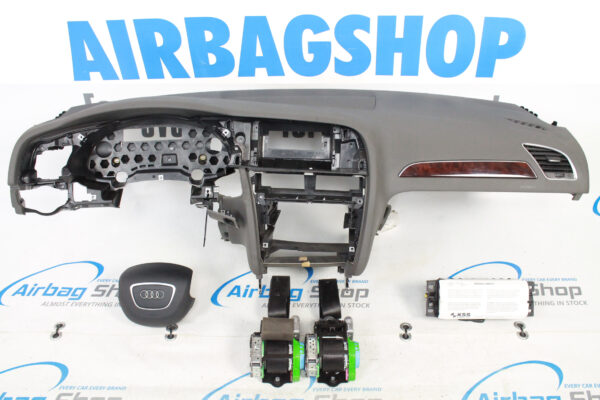 Airbag kit - Tableau de bord gris 4 branche Audi A4 B8 (2012-2015)