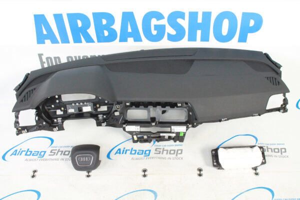 Airbag set - Dashboard 4 spoke black Audi Q5 FY (2017-....)
