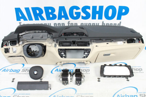 Airbag Kit – Cruscotto beige/nero BMW 5 serie G30 (2017-….)