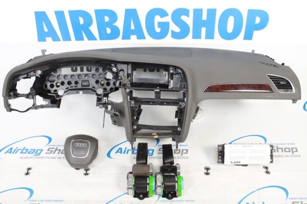 Airbag kit - Tableau de bord gris facelift Audi A4 B8 (2008-2012)