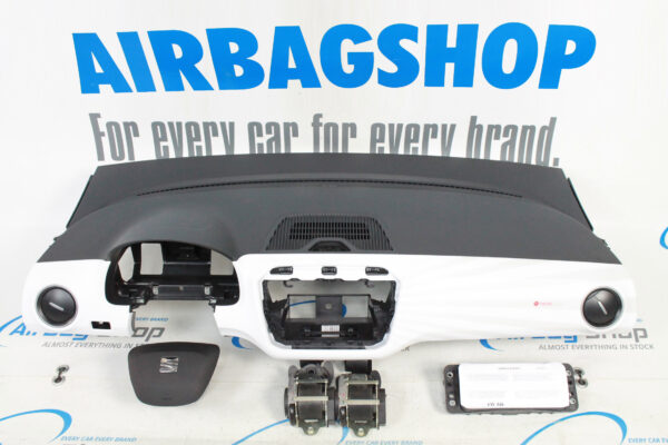 Airbag kit - Tableau de bord blanc beats Seat MII facelift (2016-....)