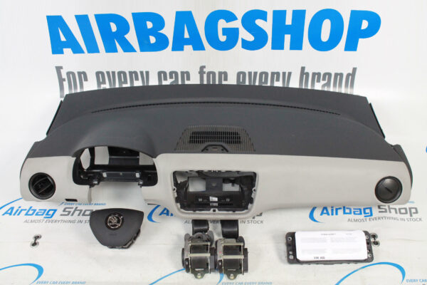 Airbag kit - Cruscotto nero/beige Skoda Citigo facelift (2016-....)