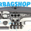 Airbag kit - Cruscotto pelle AMG cucitura rossa Mercedes CLA Klasse facelift (2015-....) - immagine 2