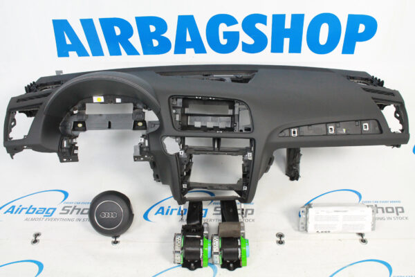 Airbag kit - Tableau de bord noir avec couture Audi Q5-8R (2008-2016)