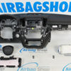 Airbag set - Dashboard black with brown stitches Mercedes GLE klasse (2015-....) - Image 2