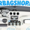 Airbag kit - Tableau de bord cuir noir/beige Mercedes A klasse W176 (2012-2018) – Image 2