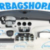 Airbag kit - Tableau de bord cuir noir/beige facelift Mercedes A klasse W176 (2012-2018) – Image 2