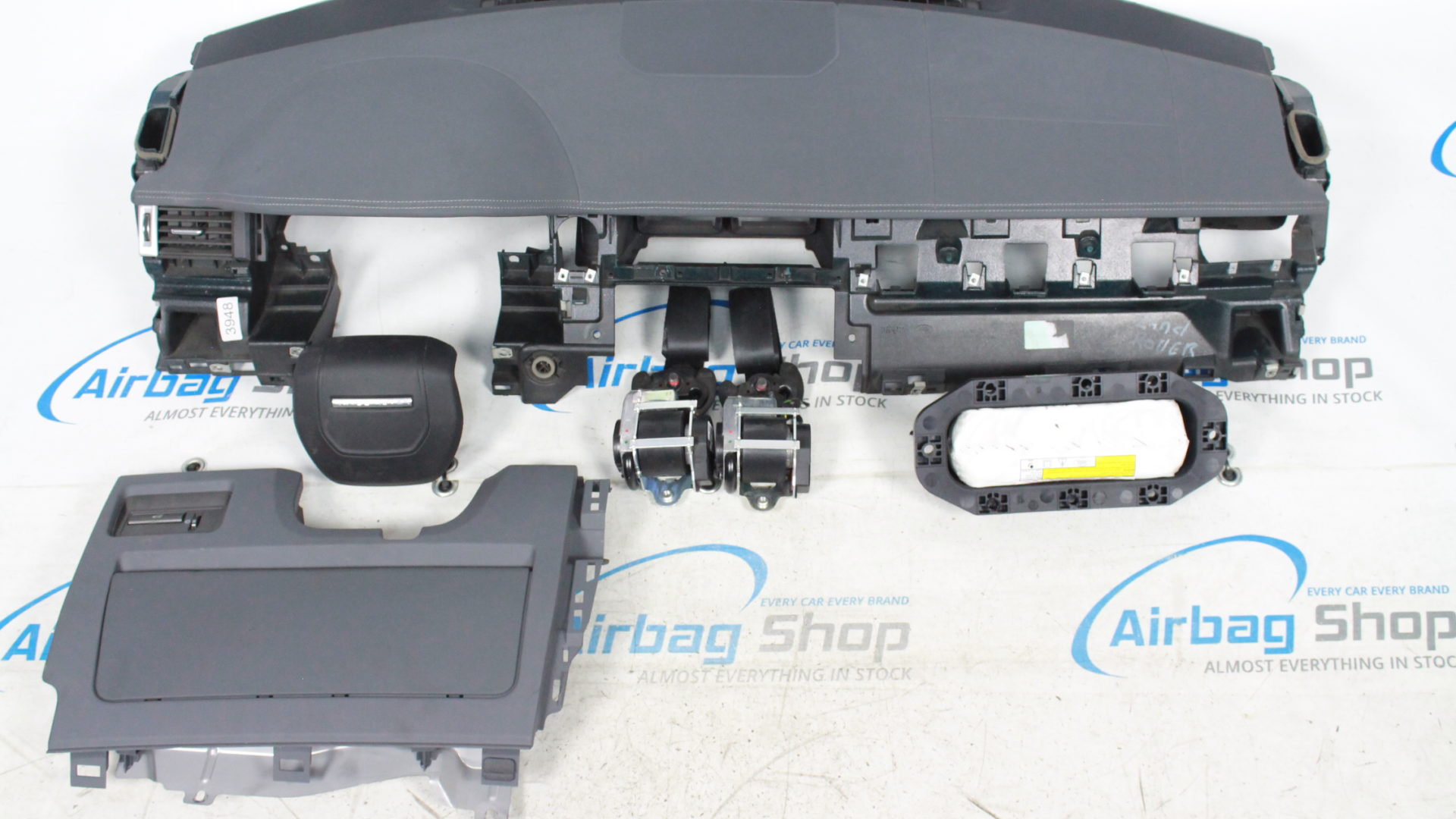 Airbag set Dashboard grey with texture Range Rover Evoque (20112018) Airbag Shop