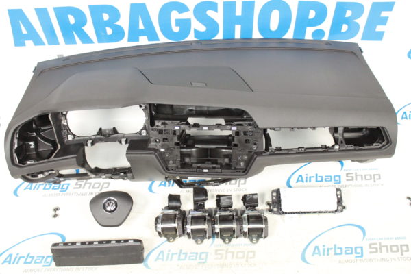Airbag set – Dashboar zwart Volkswagen Touran (2015-heden) vw2509a
