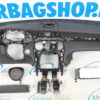 Airbag set - Dashboard HUD with red stitches Mercedes GLC (2016-....) - Image 2