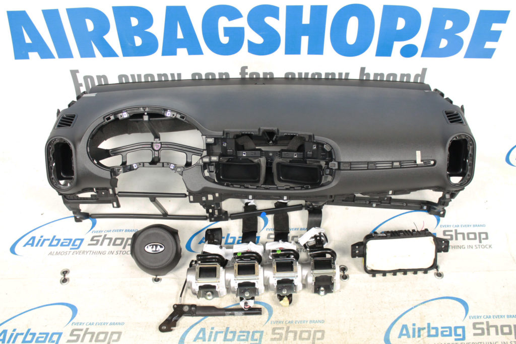 Airbag set Dashboard black Kia Picanto (2017....) Airbag Shop