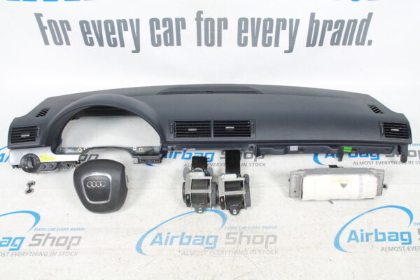 Airbag kit - Tableau de bord bleu Audi A4 B7 (2005-2008)