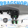 Airbag set - Dashboard grijs met dak airbag Audi A5 (2007-2016) - Afbeelding 2