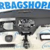 Airbag set - Dashboard leather black/white stitches HUD Volvo XC90 (2015-....) - Image 2