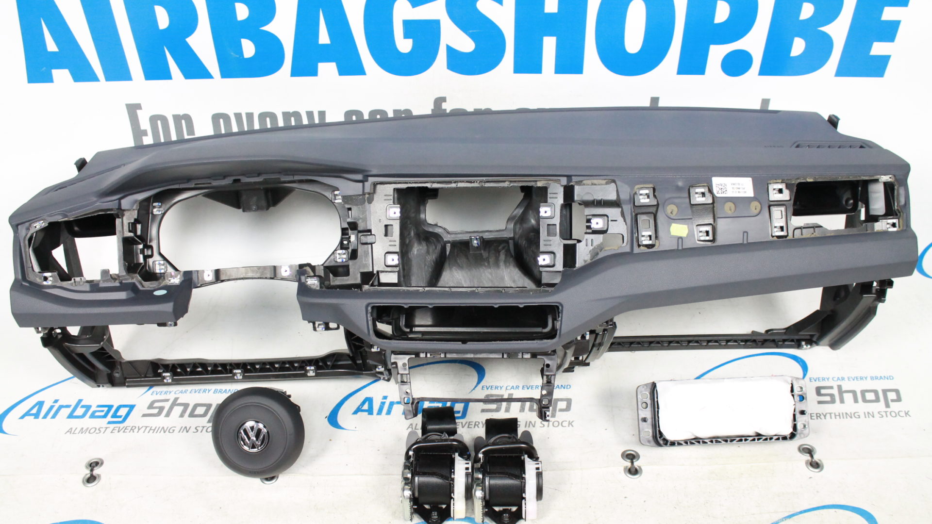 Airbag set Dashboard blue Volkswagen Polo GTI (2018....) Airbag Shop