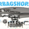 Airbag kit - Cruscotto carbonio con cuciture arancioni Peugeot 508 (2018-....) - immagine 2