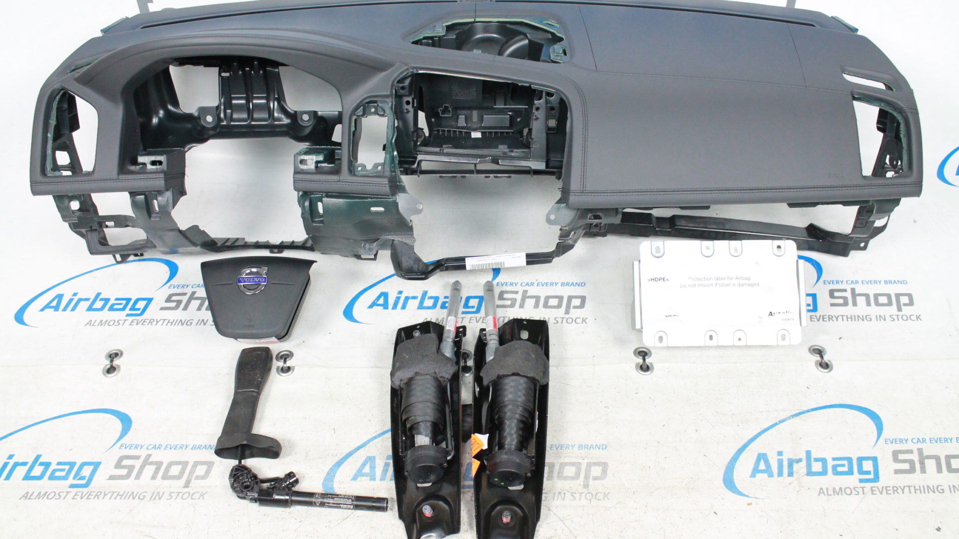 Airbag kit Tableau de bord cuir avec speaker + couture Volvo XC60
