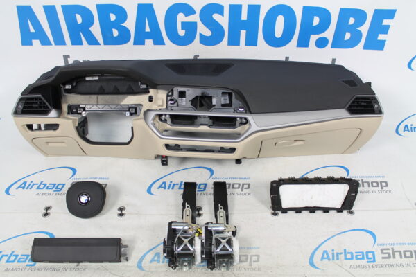 Airbag kit - Cruscotto M nero/beige HUD speaker BMW 3 serie G20 (2019-...)