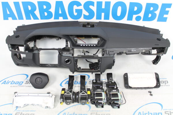 Airbag set - Dashboard leder zwart Mercedes E klasse W212 Facelift (2009-2016)