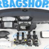 Airbag set - Dashboard leder zwart met stiksels Mercedes E klasse W212 (2009-2016) - Afbeelding 2