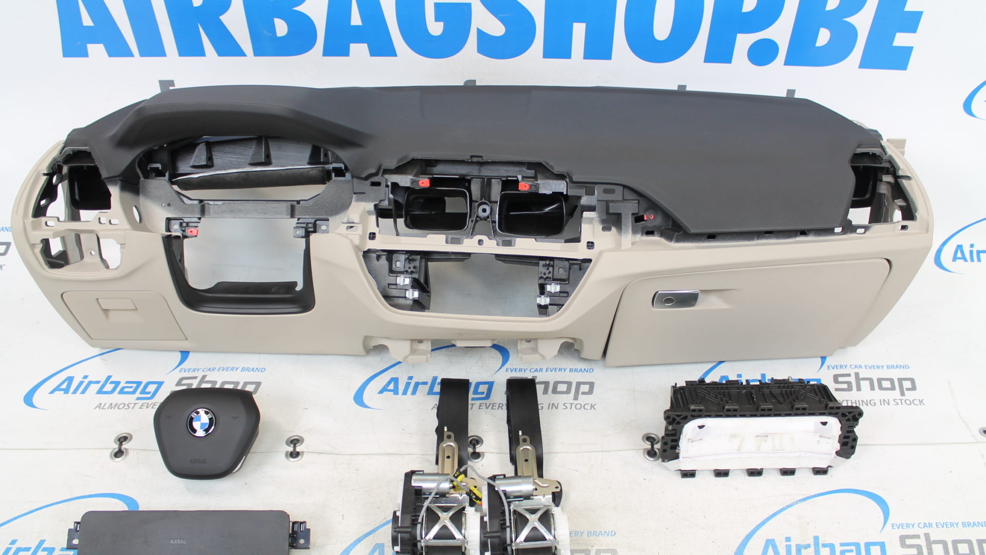 Airbag set Dashboard black/beige HUD BMW X3 G01 (2018....) Airbag Shop