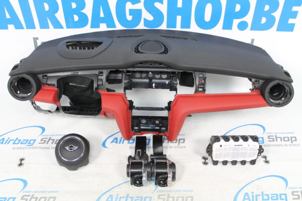 Airbag kit - Cruscotto nero/rosso HUD Mini Cooper F55 F56 F57 (2013-....)