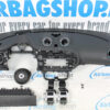 Airbag set - Armaturenbrett volleder schwarz mit weiß Naht Smart Fortwo 453 (2014-....) – Bild 2