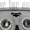 Airbag set - Armaturenbrett volleder schwarz mit weiß Naht Smart Fortwo 453 (2014-....) – Bild 3