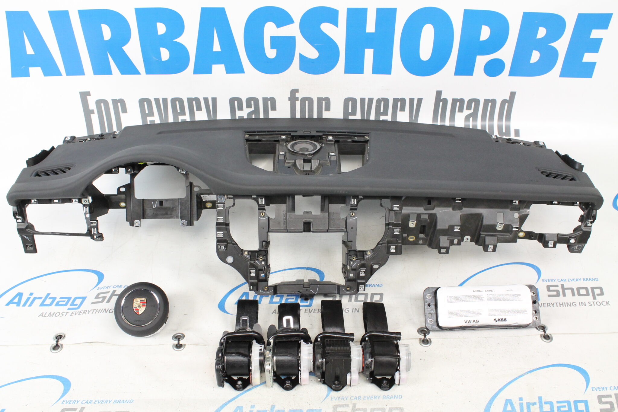 Airbag kit Cruscotto nero Porsche Macan (2014....) Airbag Shop