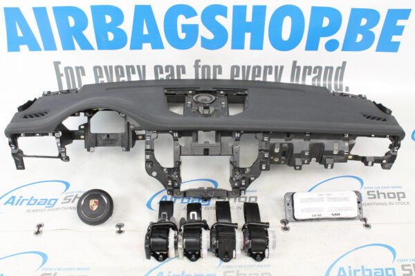 Airbag kit - Tableau de bord noir Porsche Macan (2014-....)