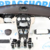 Airbag kit - Cruscotto marrone beige cucitura bianco Mercedes C klasse W205 (2014-....) - immagine 2