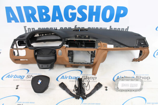 Airbag set - Dashboard black/brown HUD speaker BMW 3 serie F30 F31 F34 (2011-2019)