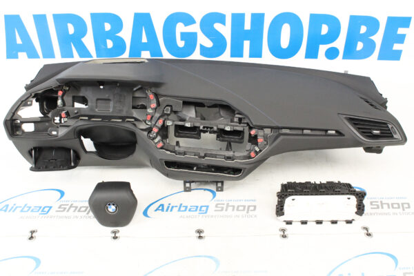Airbag kit - Cruscotto HUD cucitura blu BMW 1 serie F40 (2019-....)