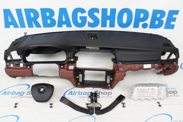 Airbag set - Dashboard black/brown BMW 5 serie F10 (2009-2017)